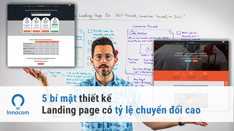 5 bí mật thiết kế Landing page có tỷ lệ chuyển đổi cao