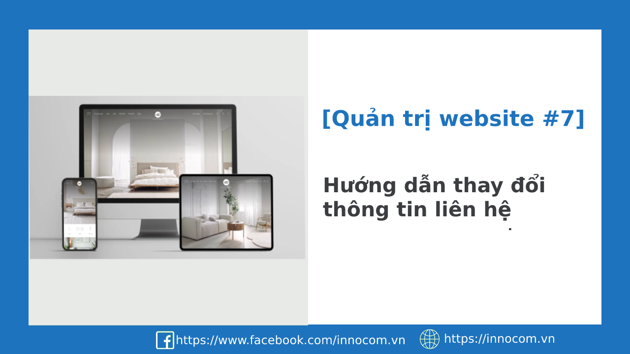 Hướng dẫn thay đổi thông tin liên hệ