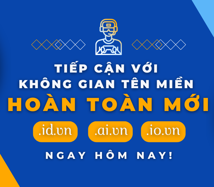 Ra mắt đuôi tên miền miễn phí .id.vn từ ngày 1/6/2023, những tên miền mới phù hợp với công nghệ: .ai.vn, .io.vn lần đầu có mặt tại Việt Nam