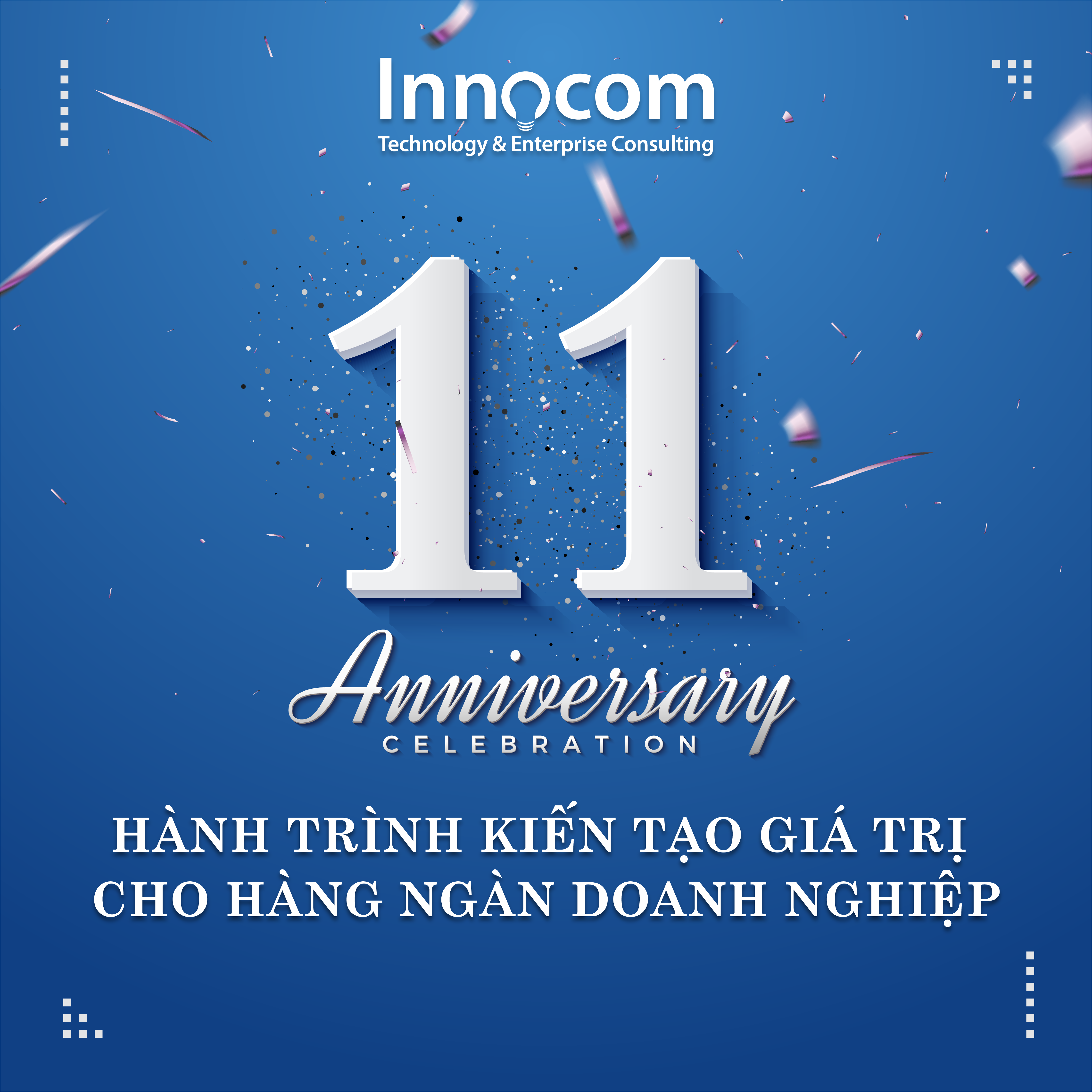 KỶ NIỆM 11 NĂM THÀNH LẬP INNOCOM – KIẾN TẠO GIÁ TRỊ, DẪN LỐI DOANH NGHIỆP TỚI THÀNH CÔNG