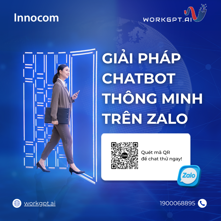 Innocom ra mắt WorkGPT Zalobot – Trợ lý AI 24/7 trên Zalo cá nhân