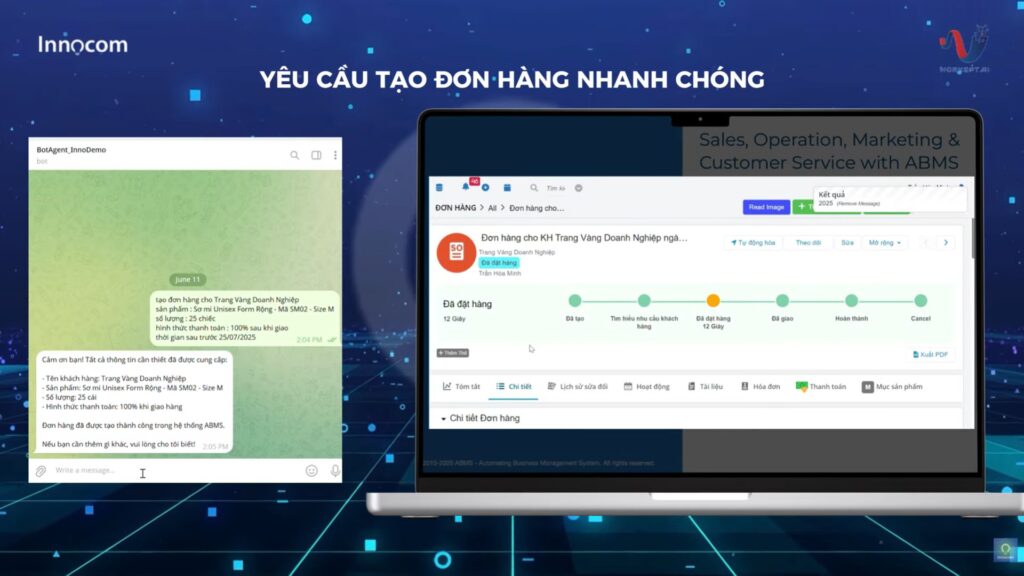 WorkGPT Chatbot AI tự động tạo đơn hàng nhanh chóng