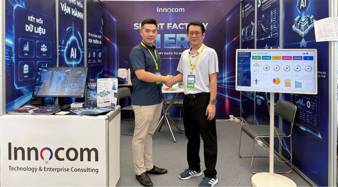 Gian hàng của INNOCOM thu hút sự quan tâm của các doanh nghiệp (1).png