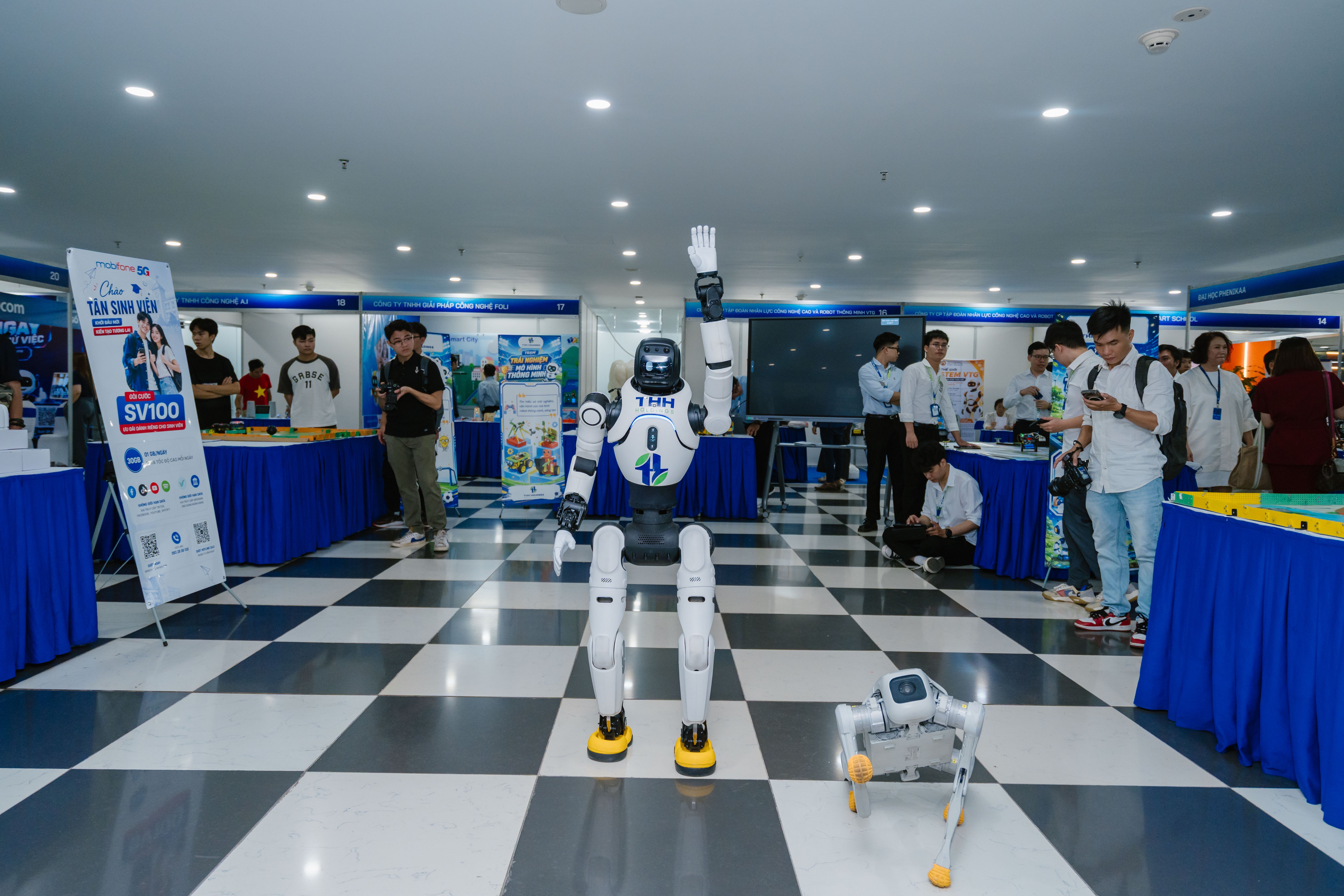 INNOCOM's booth at the event
