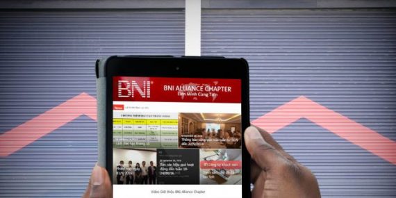 Website tổ chức kết nối thương mại – BNI